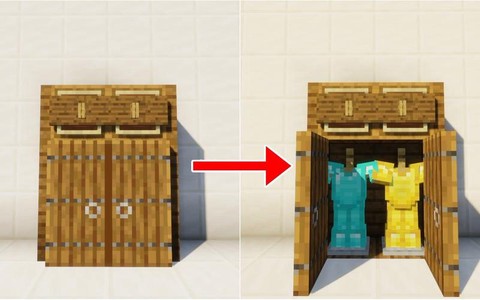 我的世界怎么做衣柜[图1]